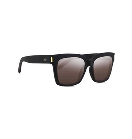 NECTAR NECTAR SUNGLASSES POLARIZED MOSA MATTE BLACK FRAME - SILVER MIRROR LENS