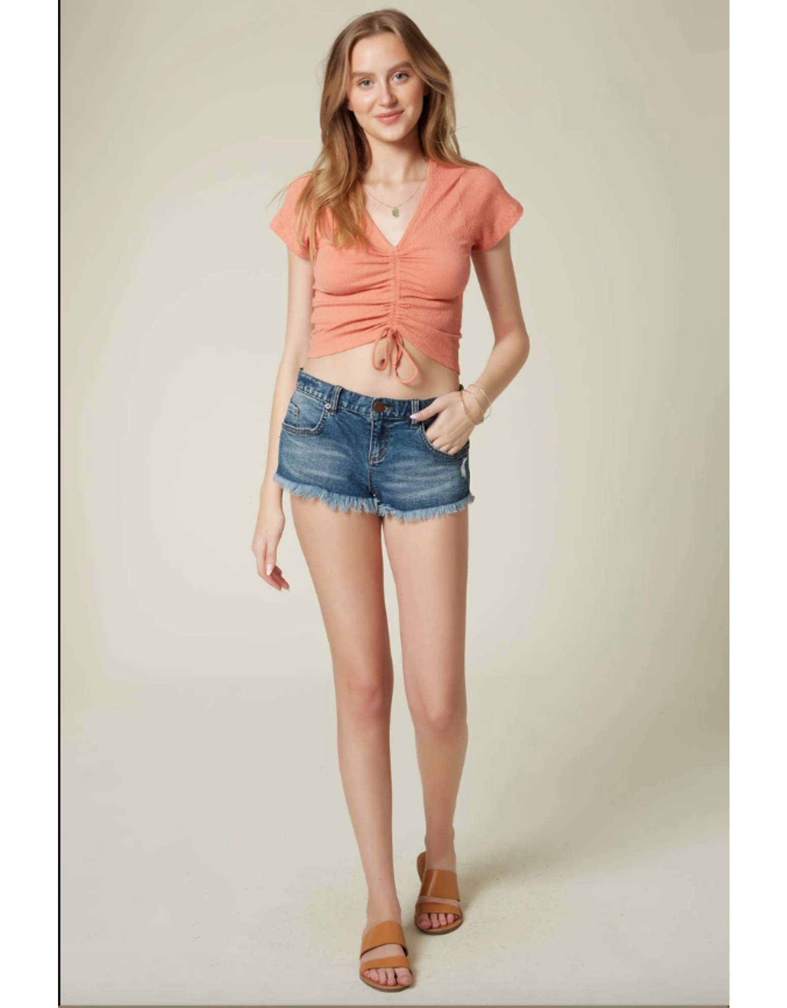 ONEILL GIRLS BOWIE DENIM SHORTS