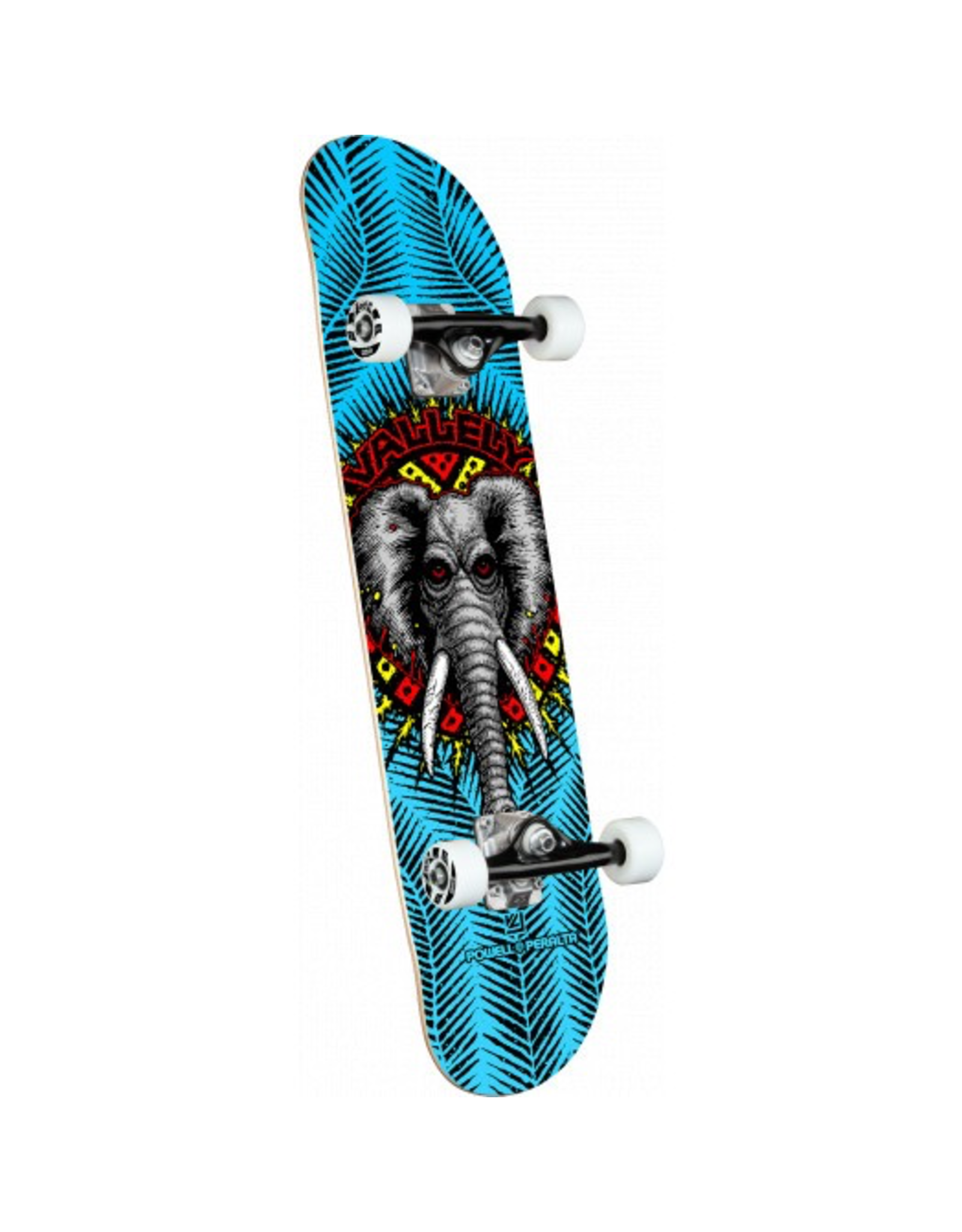 POWELL Powell Peralta Vallely Elephant Blue Birch Complete Skateboard - 8 x 31.45