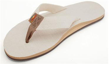 Rainbow Sandals MENS RAINBOW HEMP TOP SOLE AND STRAP NATURAL  display picture 3