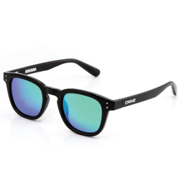 CARVE SUNGLASSES HAVANA GLOSS BLACK GREEN IRIDIUM POLARIZED