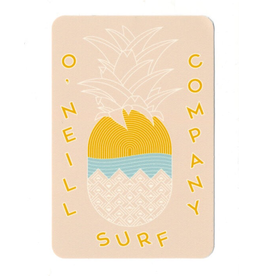 ONEILL ONEILL SURF COMPANY PINEAPPLE STICKER