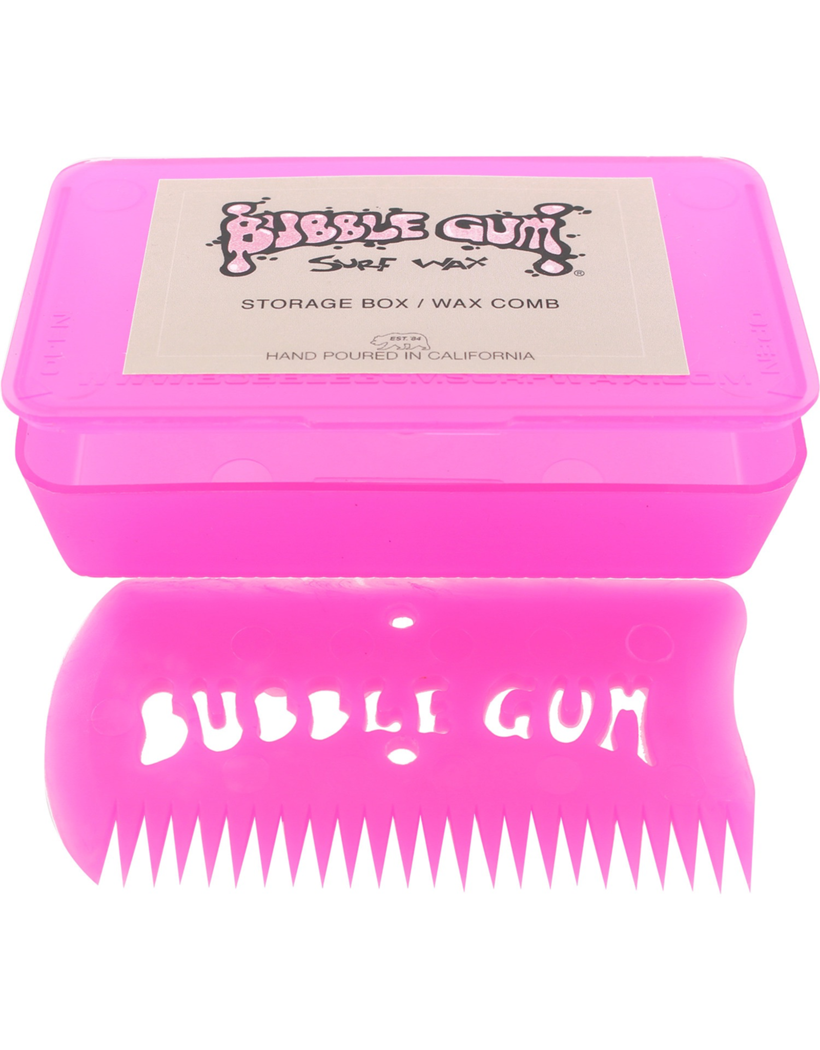 BUBBLE GUM BUBBLE GUM WAX COMB W/BOX BLUE