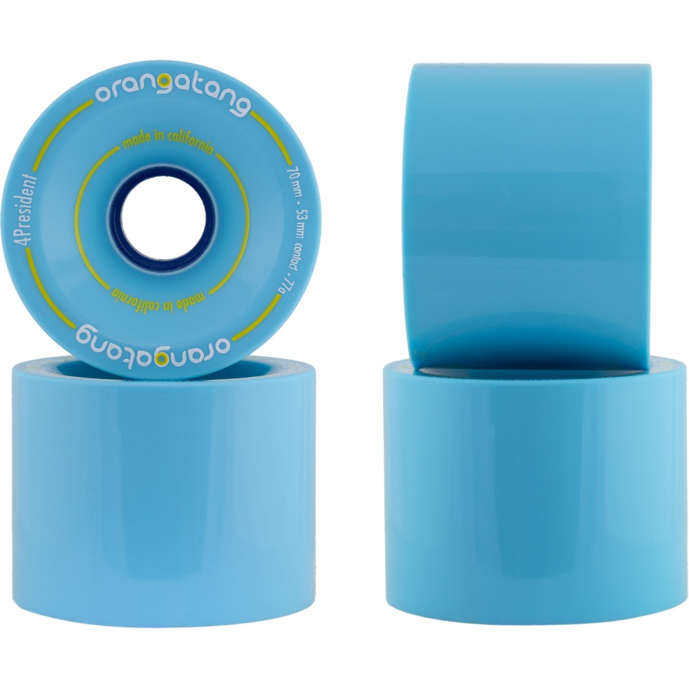 【77a】ORANGATANG 4 PRESIDENT【70mm】 LOADED ORANGATANG 70MM 77A 4 PRESIDENT BLUE - Salty's Board Shop