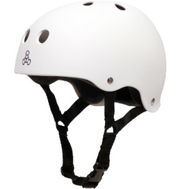 T8 T8 HELMET WHITE RUBBER XL