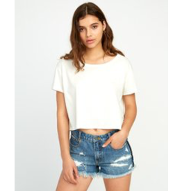 RVCA Girls HEADLINE CROPPED KNIT TOP