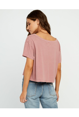 RVCA Girls HEADLINE CROPPED KNIT TOP