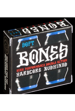 BONES BONES HARDCORE 4PC SOFT BLACK/BLUE BUSHINGS