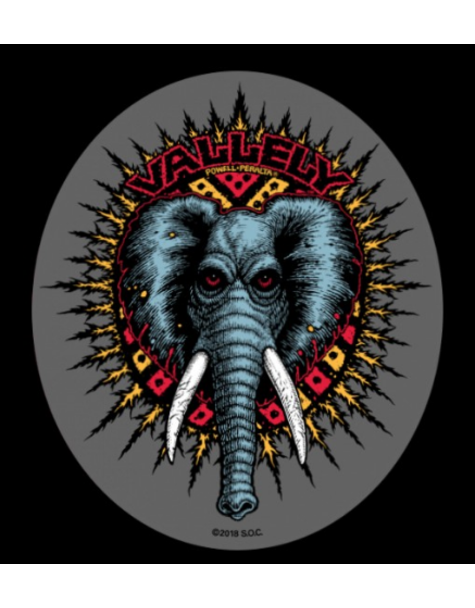 POWELL Powell Peralta Vallely Elephant Sticker single