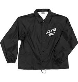 SANTA CRUZ SLANT COACH WINDBREAKER - BLACK/WHITE