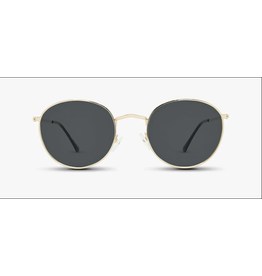 NECTAR NECTAR SUNGLASSES BOHO/GREENWICH GOLD METAL FRAME - BLACK LENS