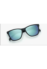 NECTAR NECTAR SUNGLASSES CRUX MATT BLACK FRAME - BLUE MIRROR LENS