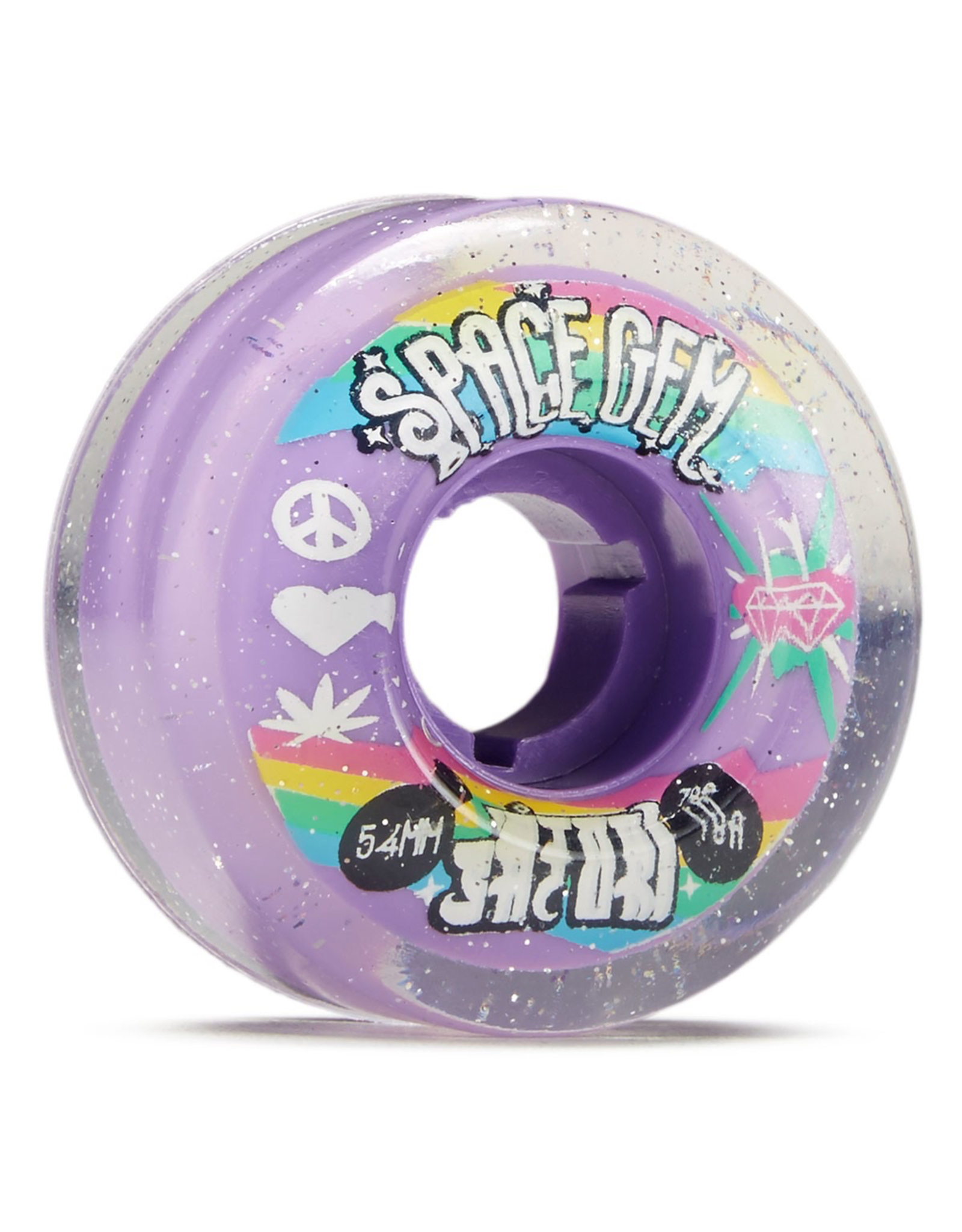 SATORI Satori Movement Space Gem Clear Skateboard Wheels - 54mm 78a (Set of 4)