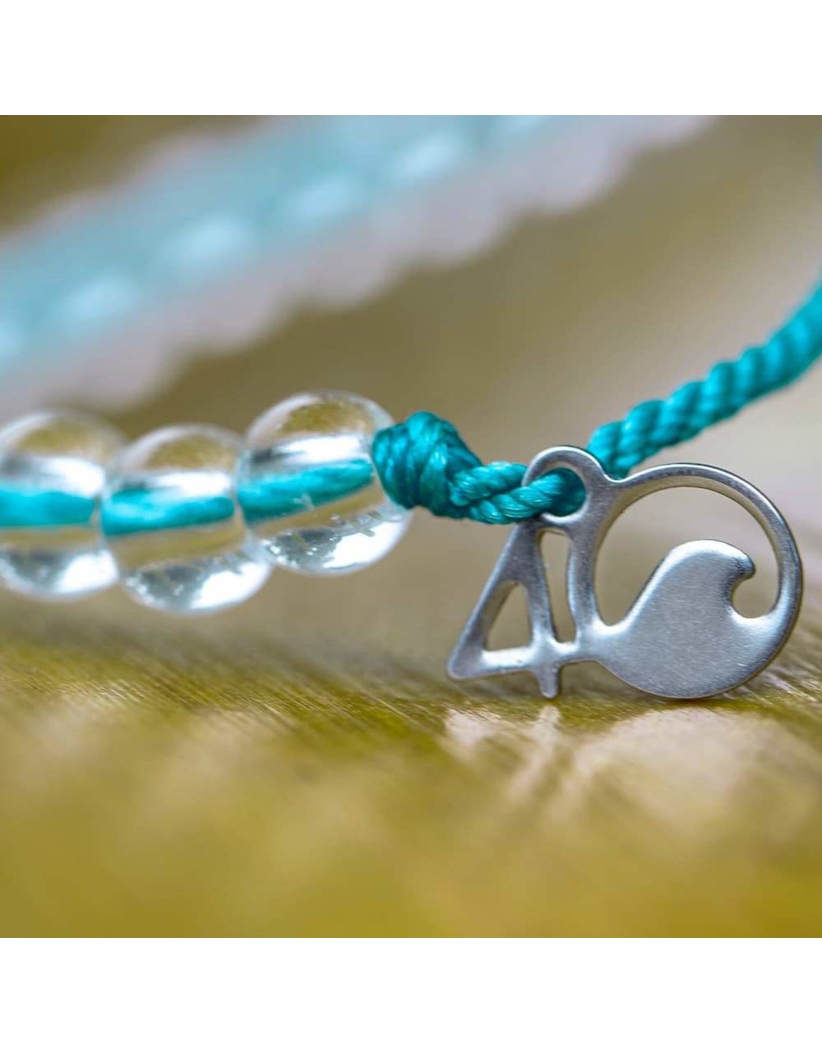 4ocean 4ocean white sided dolphin beaded bracelet