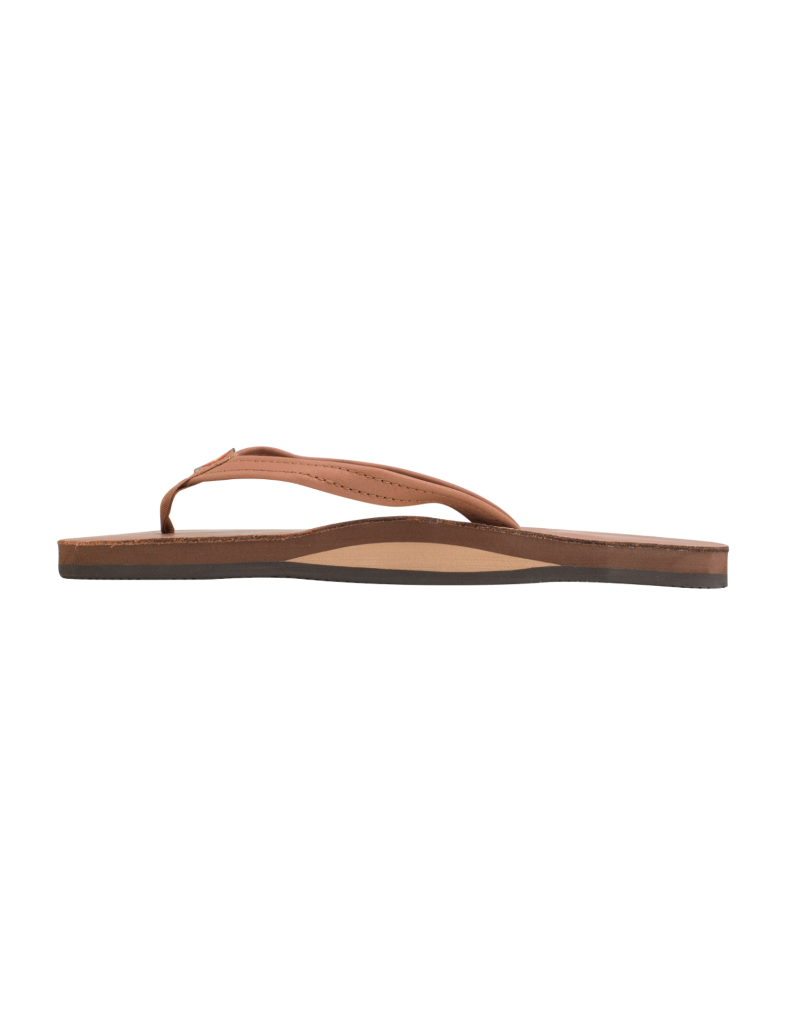 Rainbow Sandals LADIES RAINBOW CLASSIC LEATHER SINGLE LAYER NARROW TAN