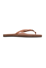 Rainbow Sandals LADIES RAINBOW CLASSIC LEATHER SINGLE LAYER NARROW TAN