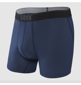 SAXX UNDERWEAR SAXX QUEST BOXER BRIEF FLY - MIDNIGHT BLUE II