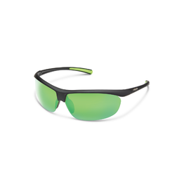 SunCloud ZEPHYR MATTE BLACK POLARIZED GREEN MIRROR