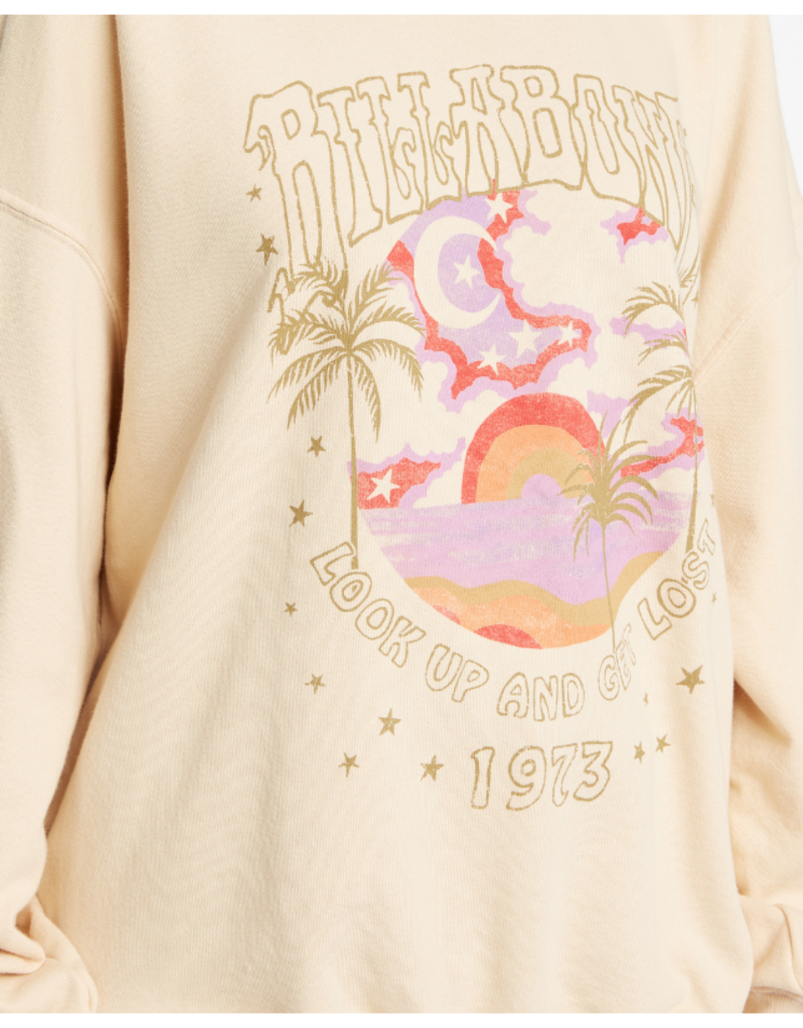 BILLABONG GIRLS Ride In Oversized Crewneck Sweatshirt
