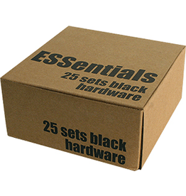 ESSENTIALS Essentials (25/Pk) Black 1" Hardware