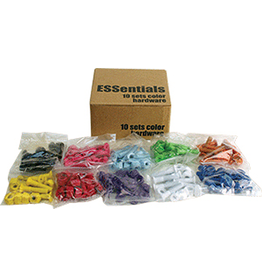 ESSENTIALS Essentials 10/Pk Asst.Color 1" Hardware