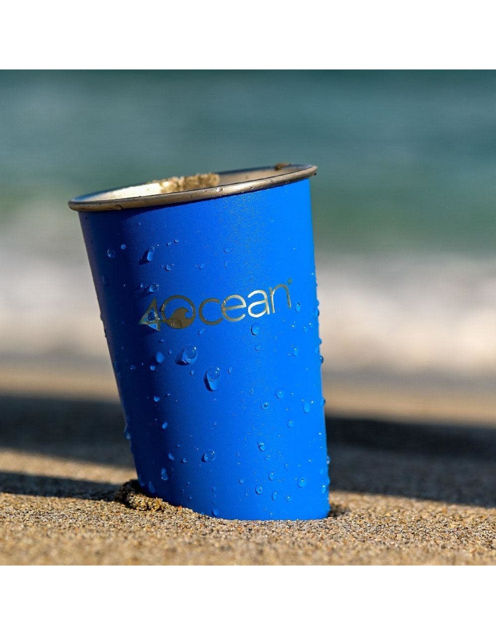 4Ocean 4ocean Reusable Stainless Steel Cups 4-Pack