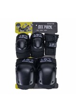 187 187 KILLER PADS 6 PACK SET BLK