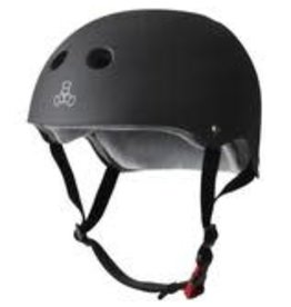 TRIPLE 8 THE CERTIFIED SWEATSAVER HELMET S/M BLACK RUBBER