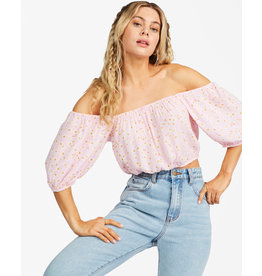 BILLABONG BILLABONG Sun City Off-The-Shoulder Crop Top