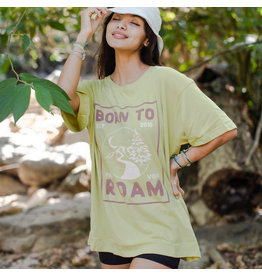 PURA VIDA PURAVIDA  BORN TO ROAM CREW TEE