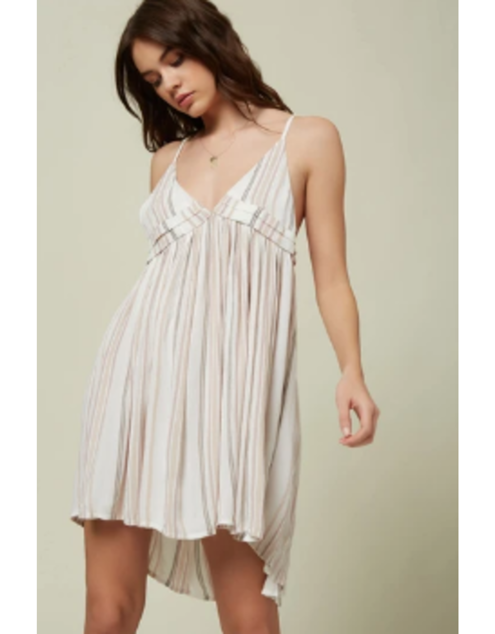 ONEILL Womens ONEILL SALTWATER SOLIDS STRIPE TANK DRESS COVER-UP