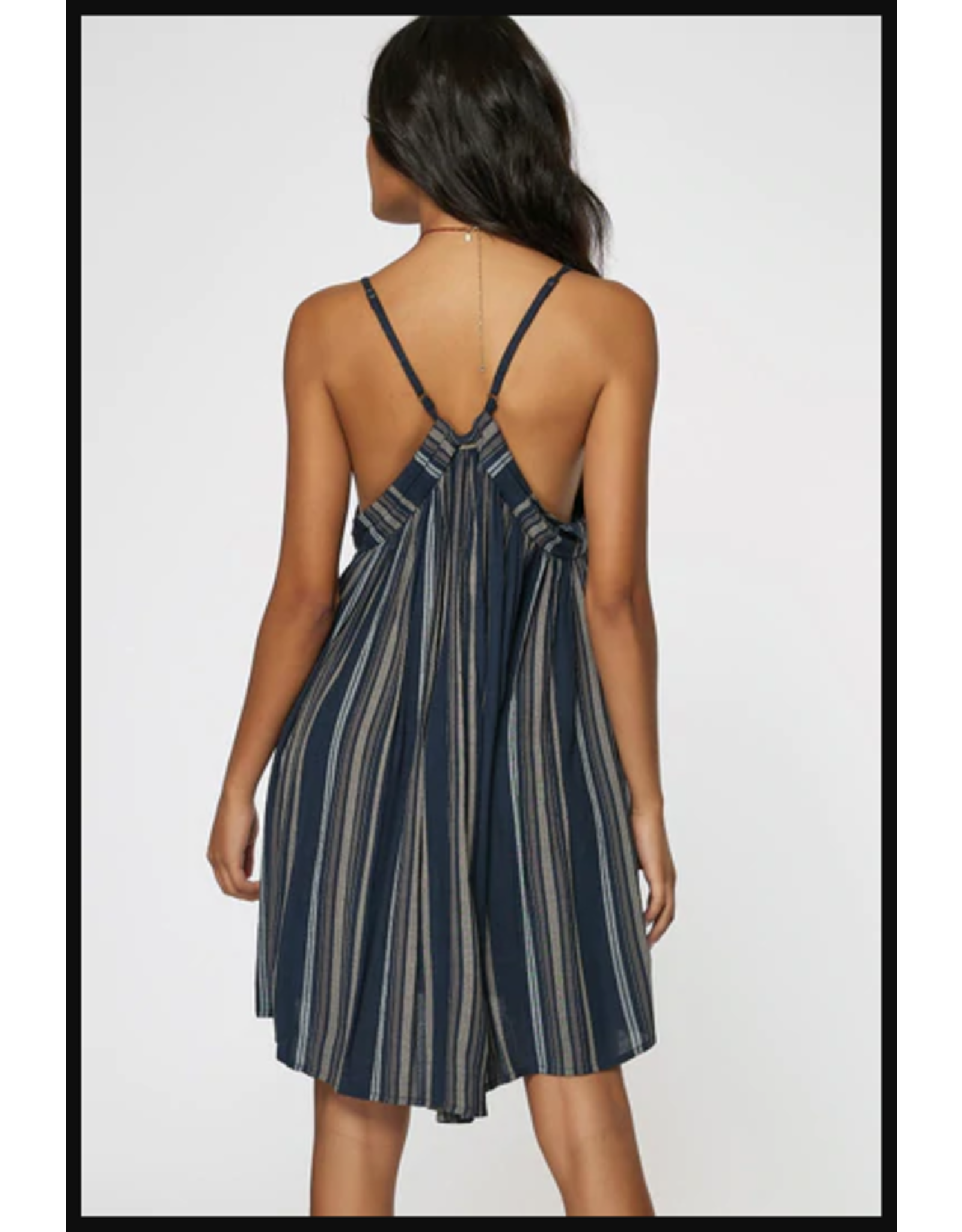 ONEILL Womens ONEILL SALTWATER SOLIDS STRIPE TANK DRESS COVER-UP