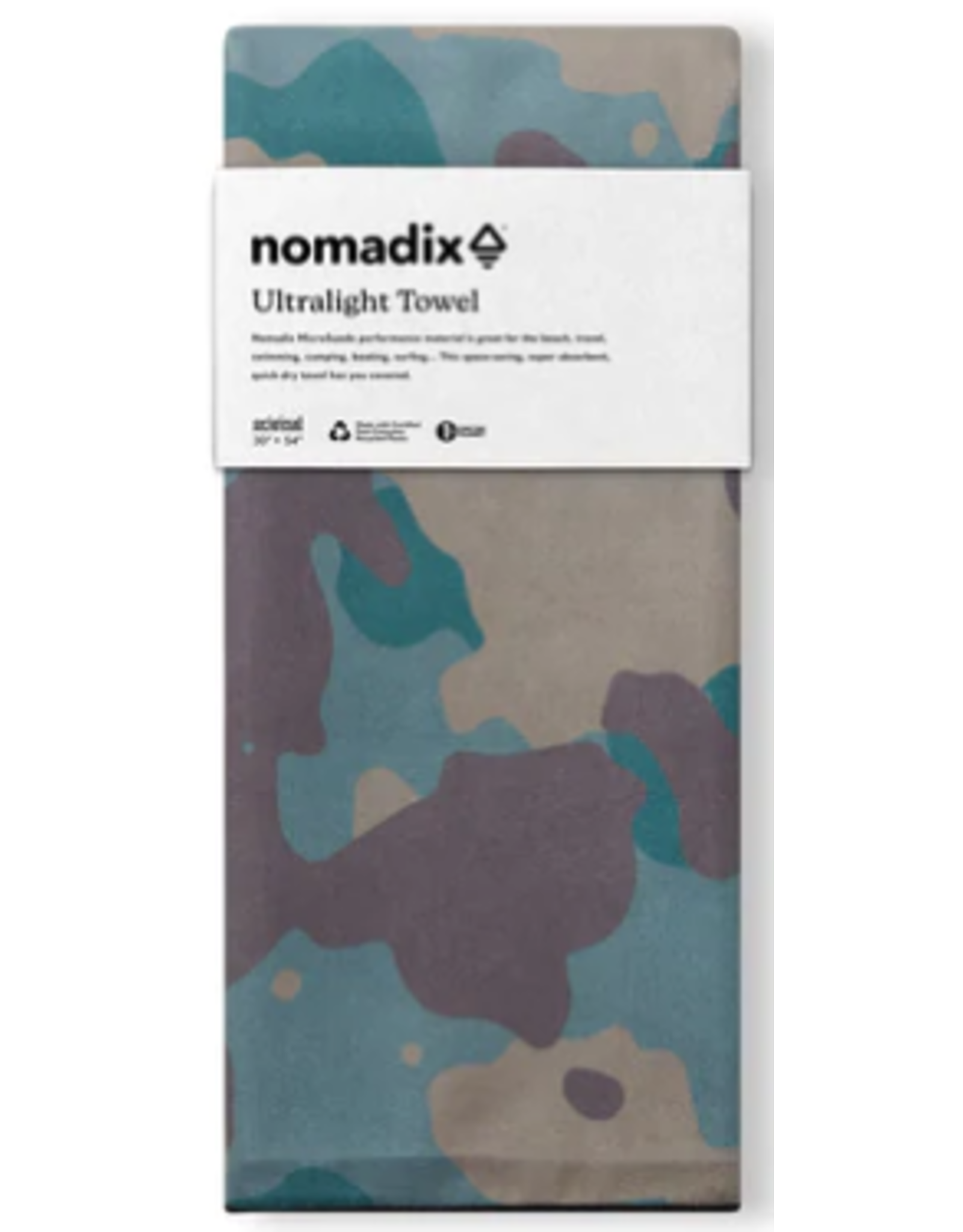 NOMADIX Ultralight Towel: Camo Green