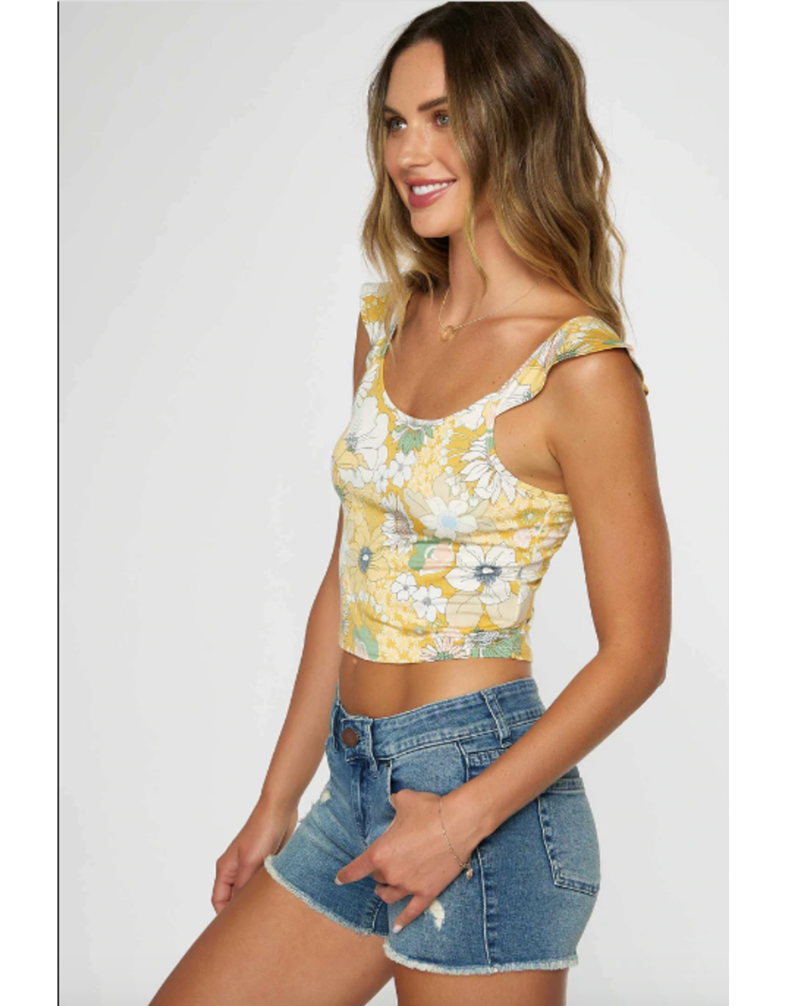ONEILL Womens O'NEILL ANDY FLORAL TOP