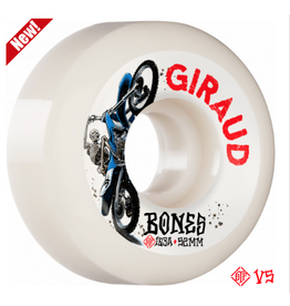 POWELL PERALTA BONES WHEELS PRO STF Skateboard Wheels Giraud 12 O'Clock 52mm V5 Sidecut 103A 4pk