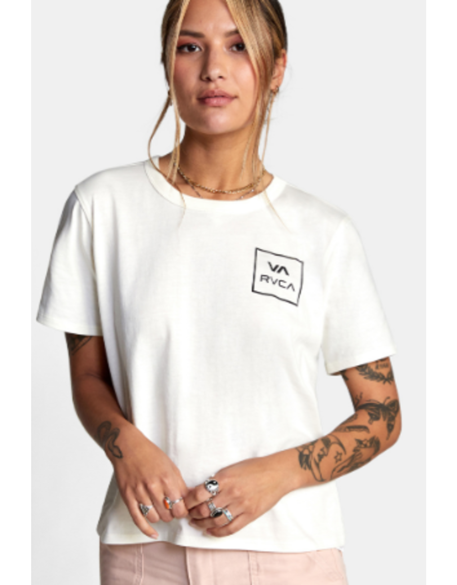 RVCA Girls RVCA ALL THE WAY CROP TEE