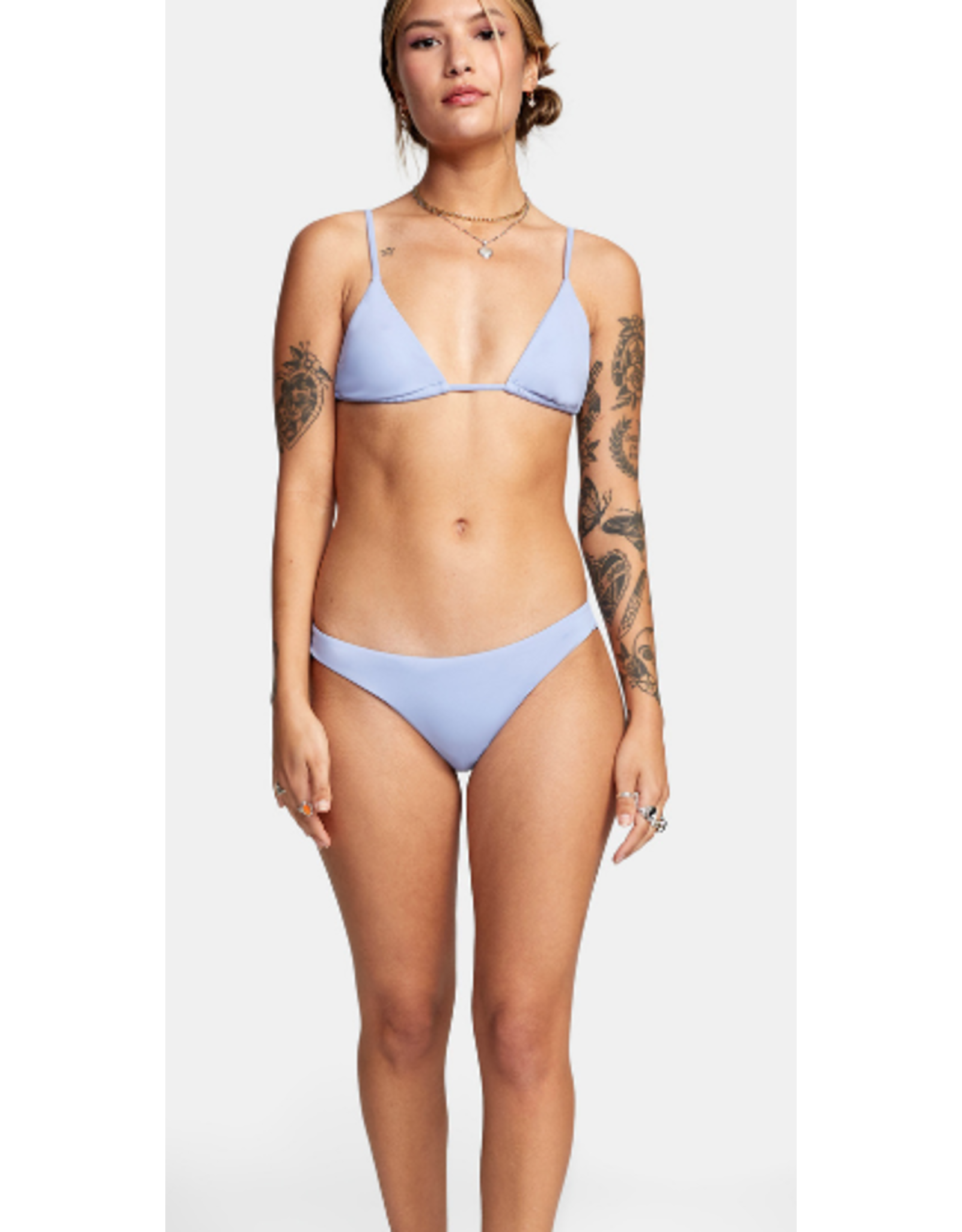 RVCA Girls RVCA SOLID SLIDE TRIANGLE BIKINI TOP