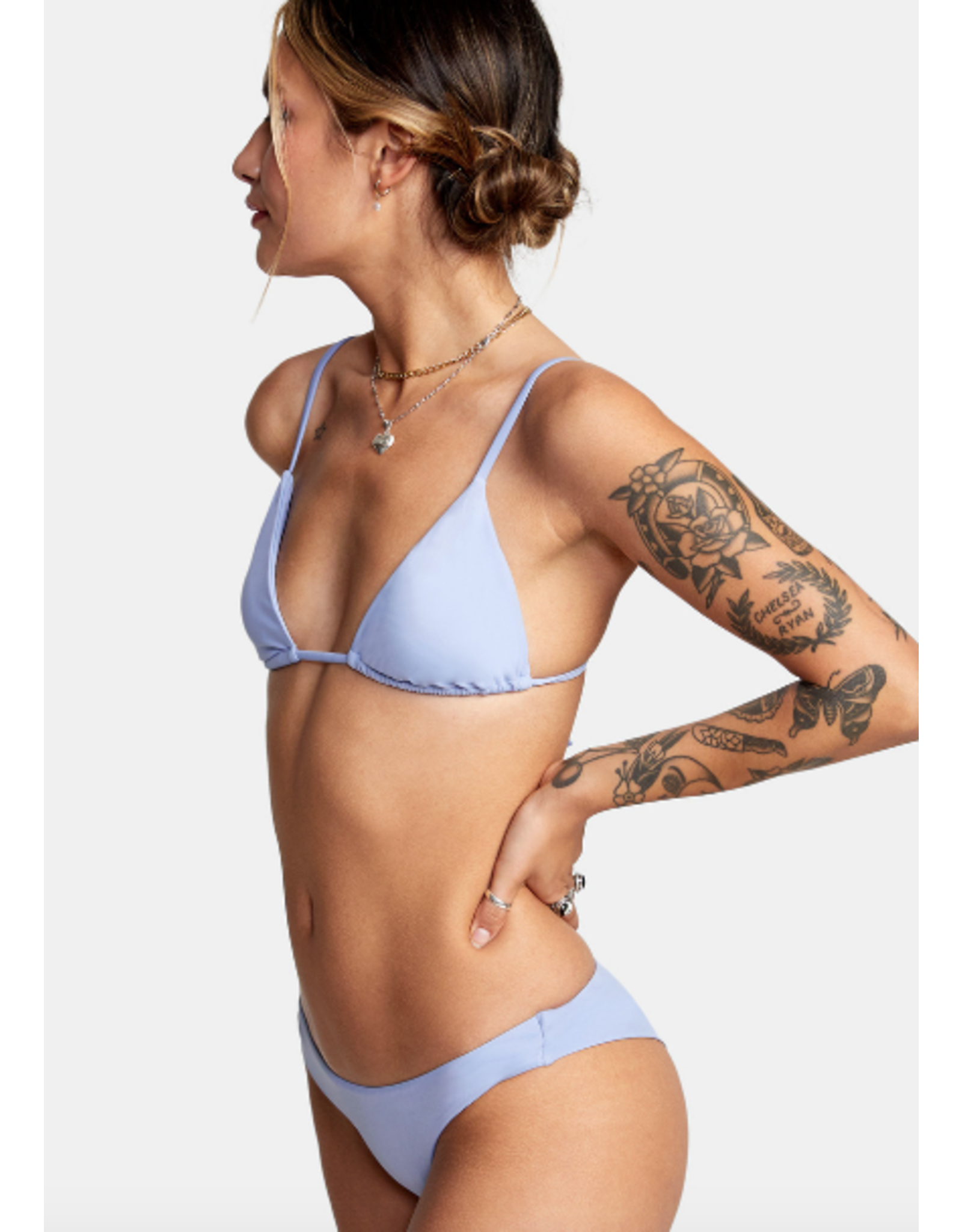 RVCA Girls RVCA SOLID SLIDE TRIANGLE BIKINI TOP