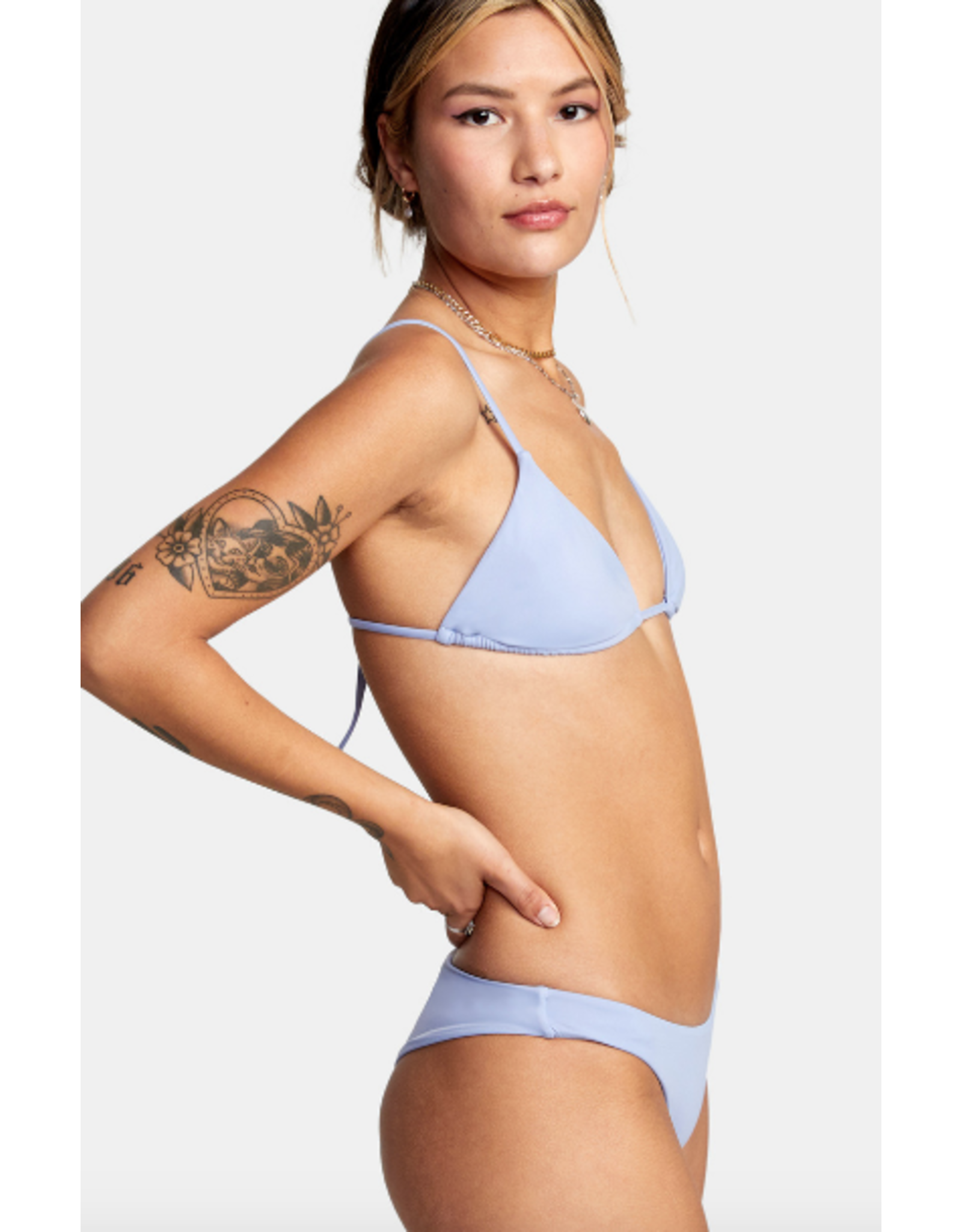 RVCA Girls RVCA SOLID SLIDE TRIANGLE BIKINI TOP