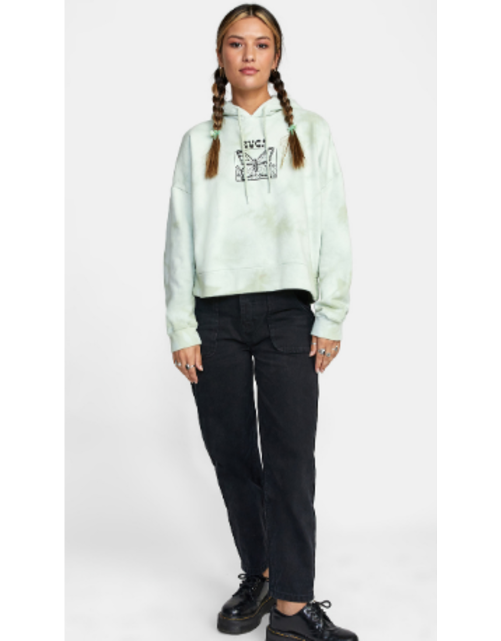 RVCA Girls RVCA IN THE AIR VENICE TIE-DYE HOODIE