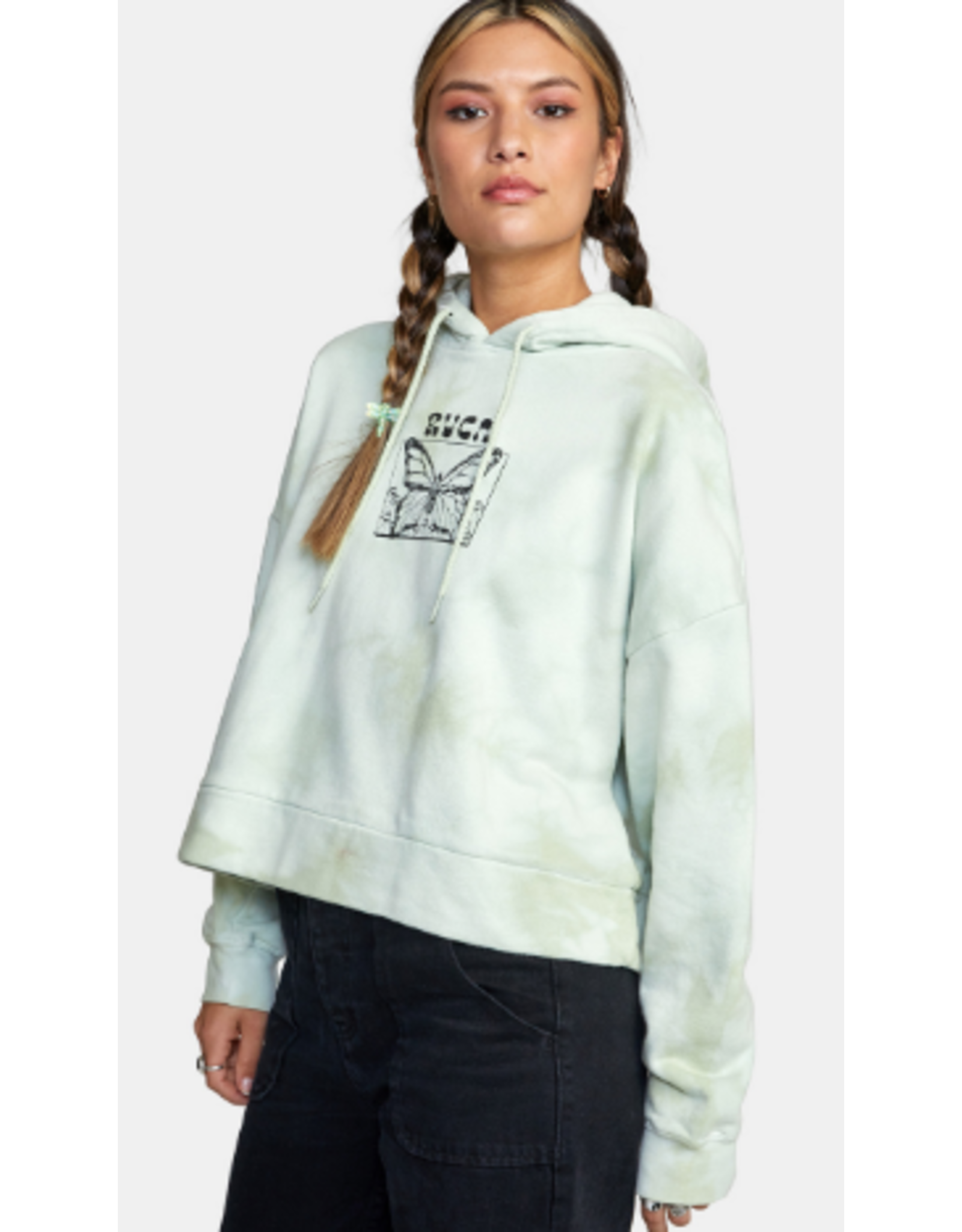 RVCA Girls RVCA IN THE AIR VENICE TIE-DYE HOODIE