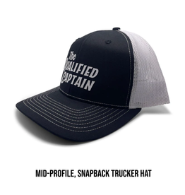 The Qualified Captain Qualified Script Logo Hat