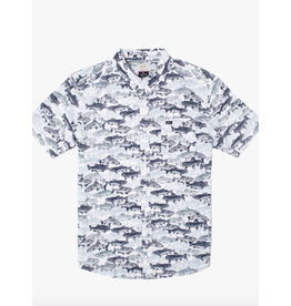 RVCA BEN HORTON FISH CAMO SHORT SLEEVE SHIRT