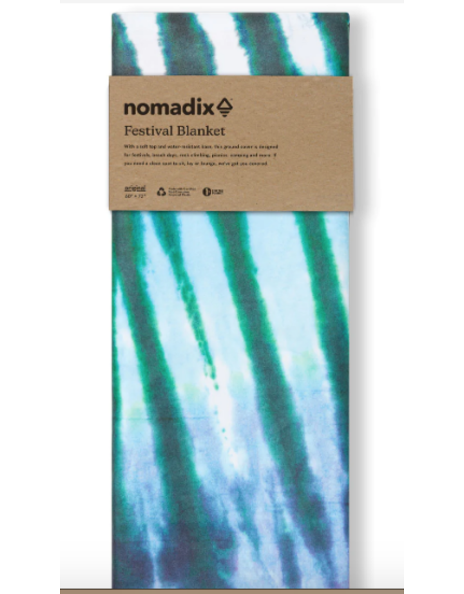 NOMADIX Festival Blanket: Tie-Dye Multi