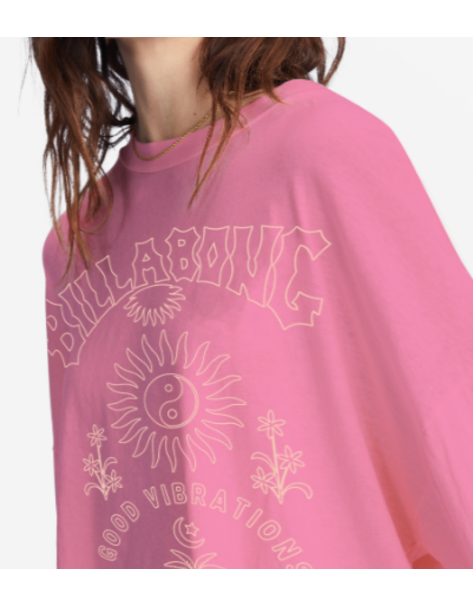 BILLABONG GIRLS Beach Boyfriend Long Sleeve Crop Top