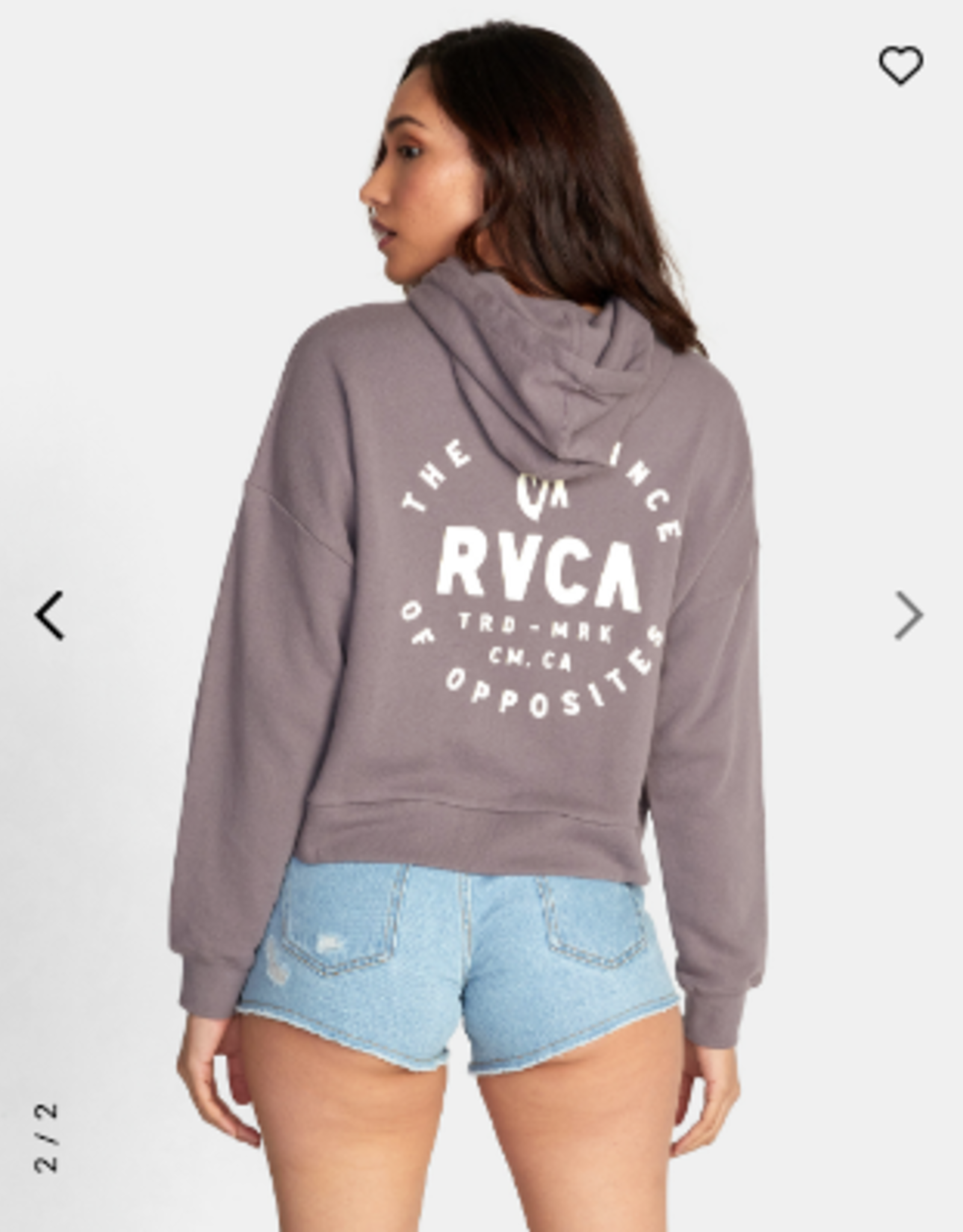 RVCA Girls ALL DAY PULLOVER HOODIE