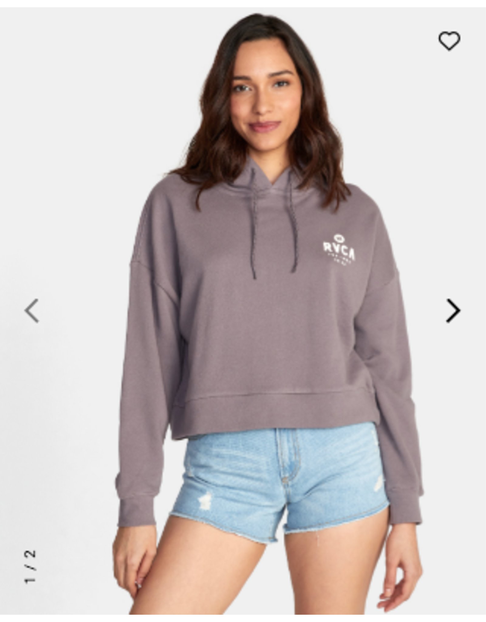RVCA Girls ALL DAY PULLOVER HOODIE