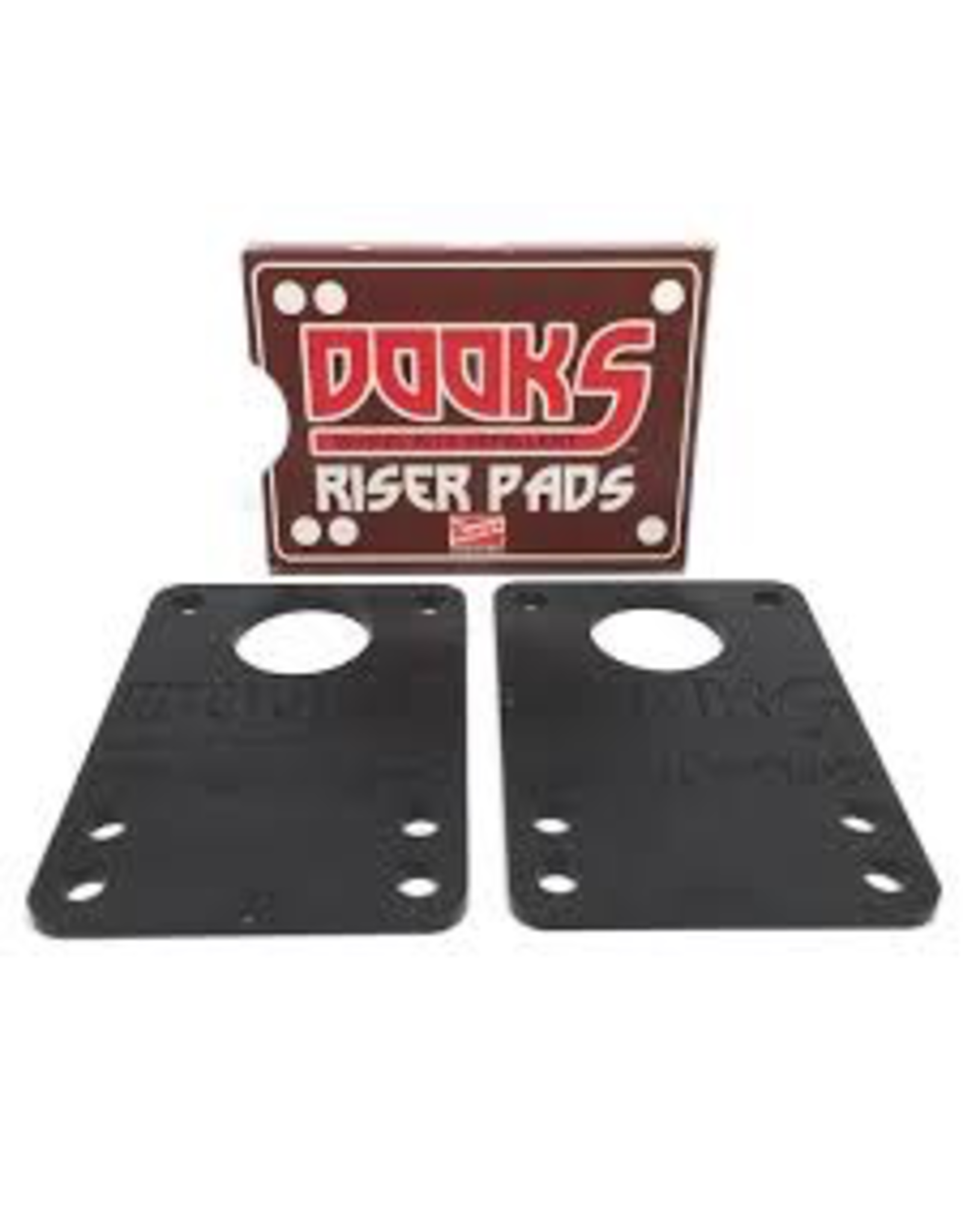 EASTERN SKATEBOARD SUPPLY DOOKS SHORT STACK 1/4" OR 1/2" RISERS SINGLE SET