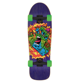 santa cruz Toxic Hand 9.7in x 31.7in Shaped Cruzer Cruiser Skateboard Santa Cruz