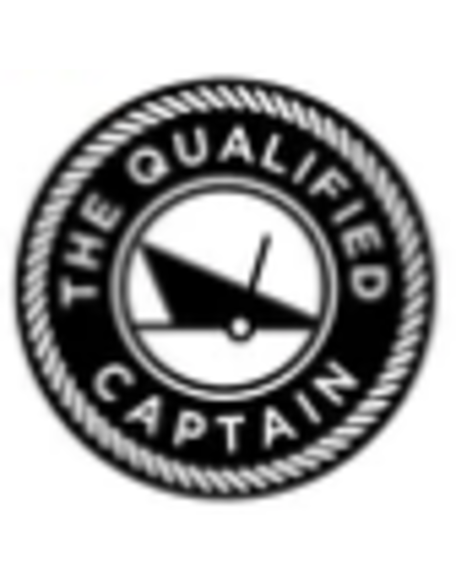 Qualified Captain Qualified Captain Vinyl Decal Sticker Black